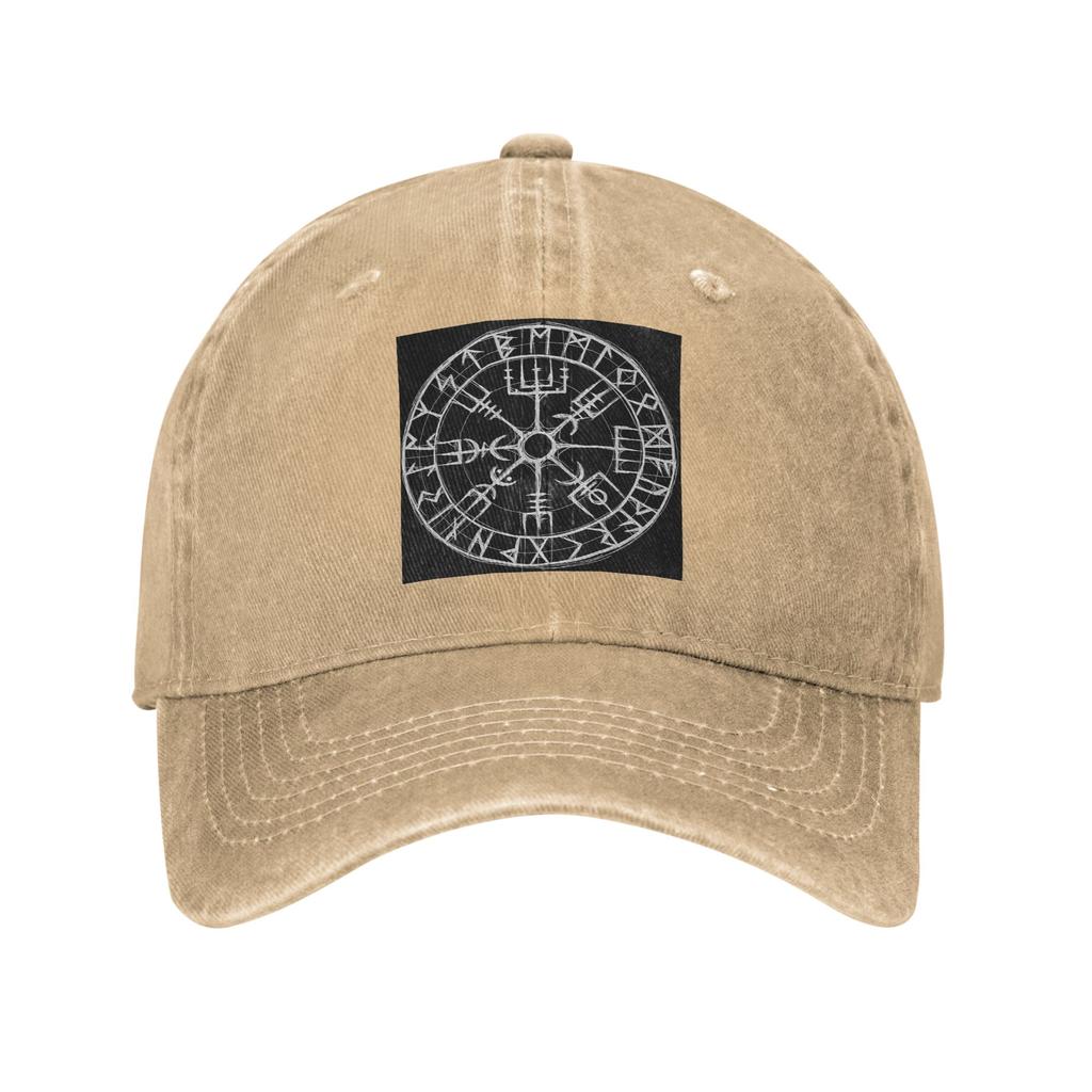 Viking Mythology Vegvisir Shield Valhalla Denim Cap Casual Baseball Caps Adjustable Hat Summer Unisex Baseball Hats