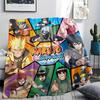 Naruto Print Flannel Blanket, Ultra Soft High Quality All Seasons Warm Throw, Home Decor Cozy Blanket, Perfect Christmas Gift
