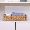 Large Capacity Imitation Water Hyacinth Basket for Closet Toilet Paper Storage Bin Sundries for Entryway