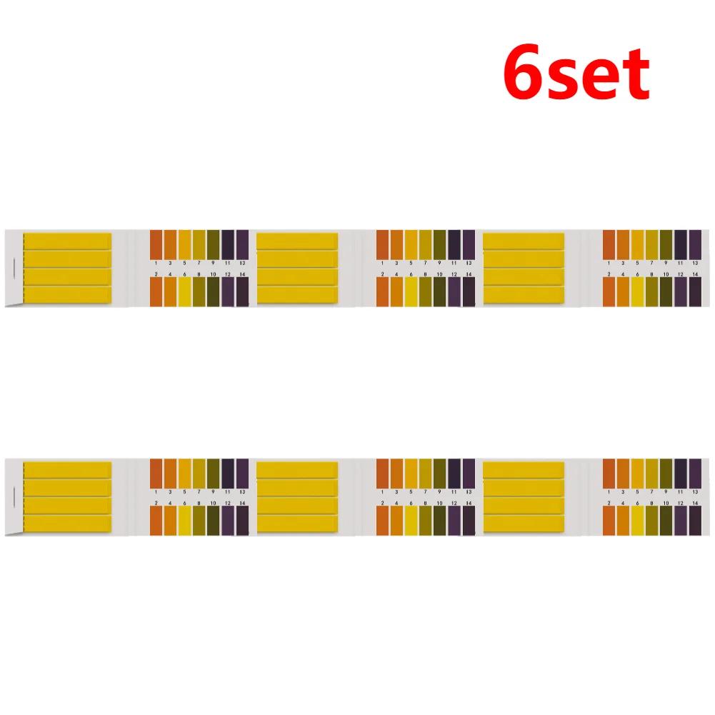 80-800pcs PH Test Strips 1-14 PH Litmus Paper with Comparison Chart Water Cosmetics Soil Acidity Test Strip Precision for Water
