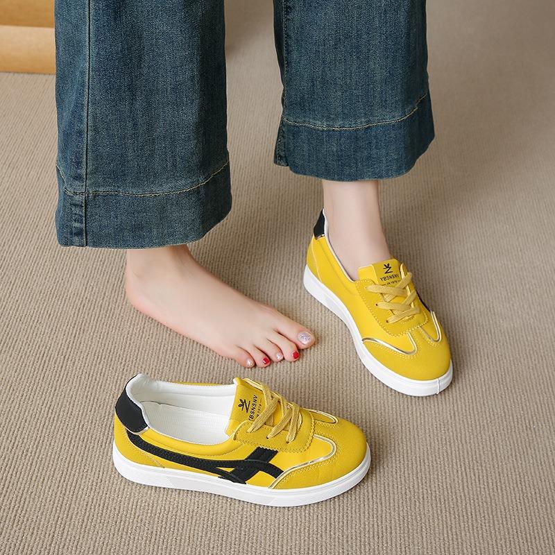 Little White Shoes Children's Spring New Female Students' Leisure Sports Versatile Board Shoes Street Shooting