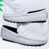 Men's 5cm Height Increasing Shoes Elevator Sneakers Split Leather Casual Driver Loafers Comfortable Fashion Lift Footwears