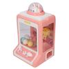 Doll Machine Toy Electronic Light Music Bunny Space Pattern Mini Claw Machine for Children Pink