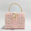 Diamond Evening Bag Shoulder Crossbody Large Capacity Wedding Acrylic Handbag New Brand Women's Luxury Designer Bags Rectangular