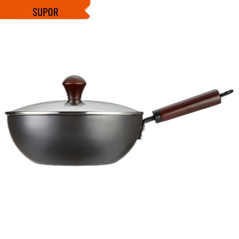 Supor 24cm Refined Iron Stir-Fry Wok