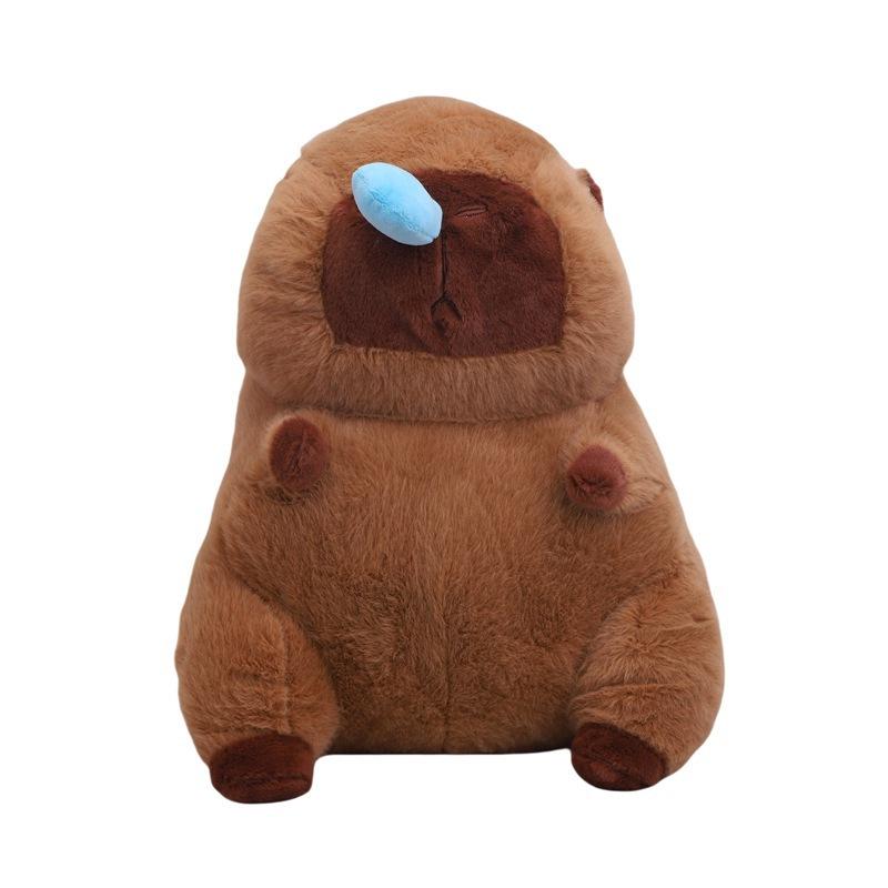 Capybara Plush Cartoon Double Shoulder Backpack - Cute Children's Bag
