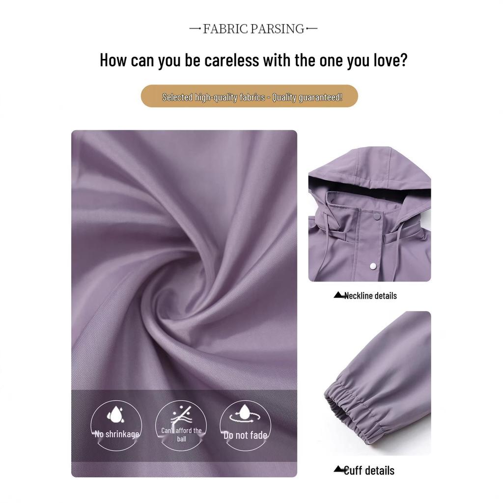 Fashionable Spring Hooded Jacket for Middle-Aged Moms
