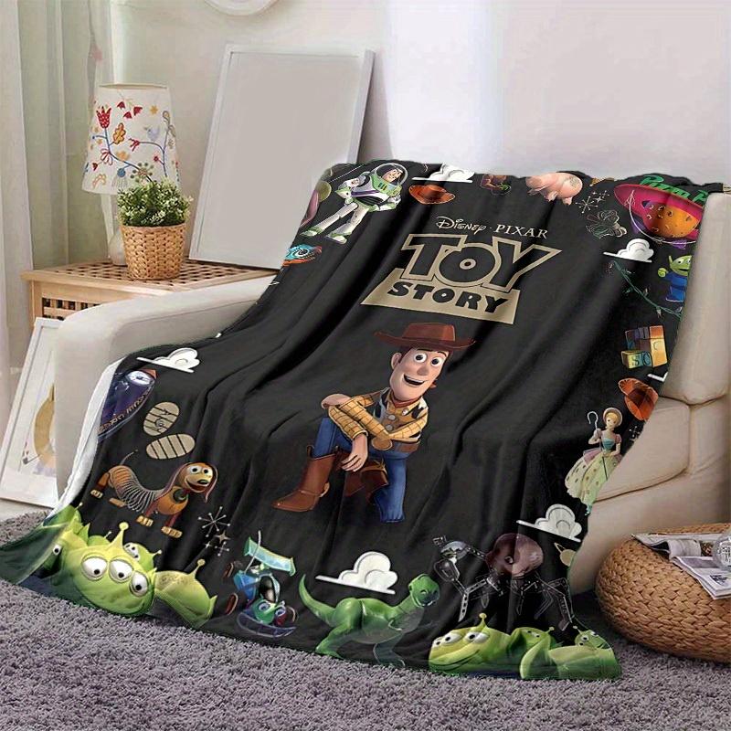 1pc, Cozy Toy Story Home Decor Blanket: Perfect Flannel Throw for Bedroom, Living Room, Travel, Camping, Car