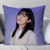 Korean Celebrity SShin Eun Soo Pillow Case Fashion Square Pillowcase Bedroom Sofa Room Ins Decoration Leisure