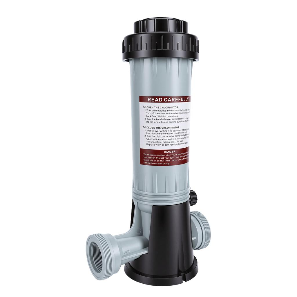 Automatic Cl Feeder Plastic In Line Automatic Pool Chlorinator Dispenser for Indoor Outdoor Swimming Pool Hot Tub