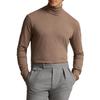 Polo Ralph Lauren High Neck Pure Cotton Solid Color Knit Sweater Men Sweater 710760126-026