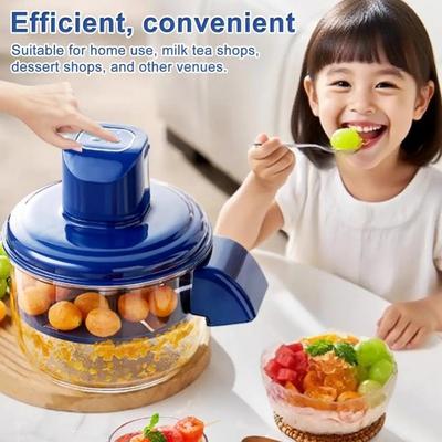 Smart Electric Grape Peeler Machine Stainless Steel Rechargeable Fruits Peeling Machine Rust-Proof Efficient