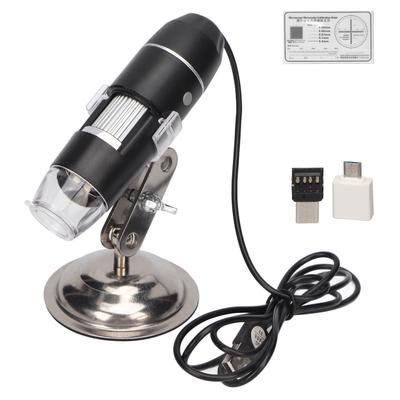Digital Microscope 0X‑200X USB 8 White LED Lights Handheld Magnification Camera for Windows XP