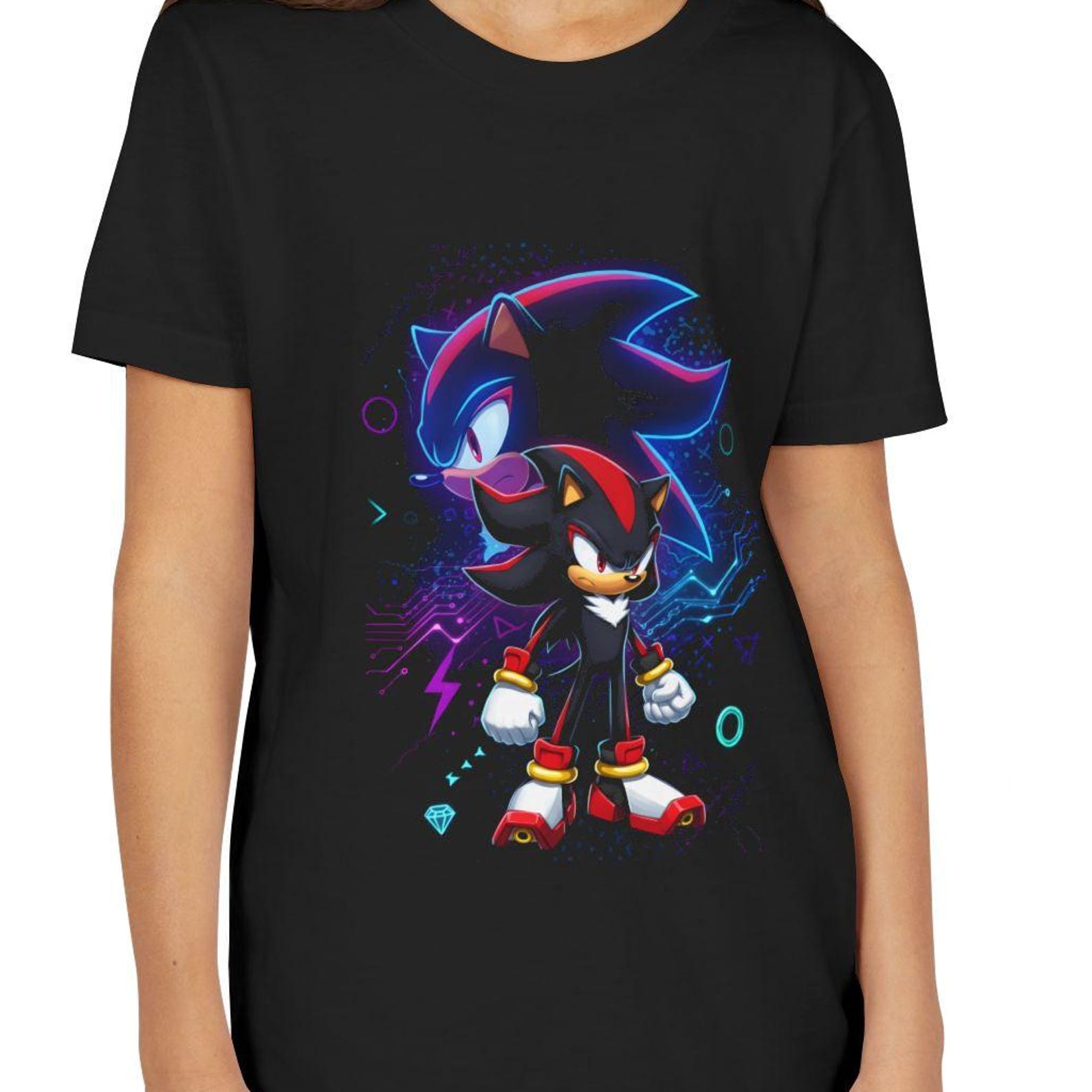 Youth Shadow Hedgehog Tee (Unisex) | Shadow Kids T shirt 4XL