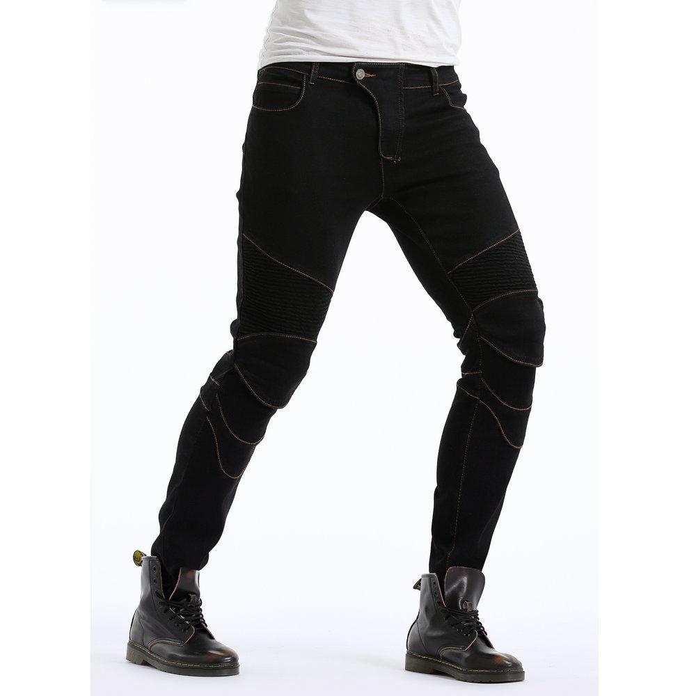 New product Motorcycle jeans men, four seasons locomotive elastic anti-drop cycling pants, anti-splashing, ordinary protective gear