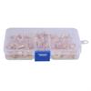 150Pcs Brass Insulated Crimp Ring Terminals Wire Connectors Spade Electrical Set