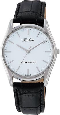 [Q&Q] Uhr Analog Wasserdicht Lederarmband QA00-301 Herren Schwarz