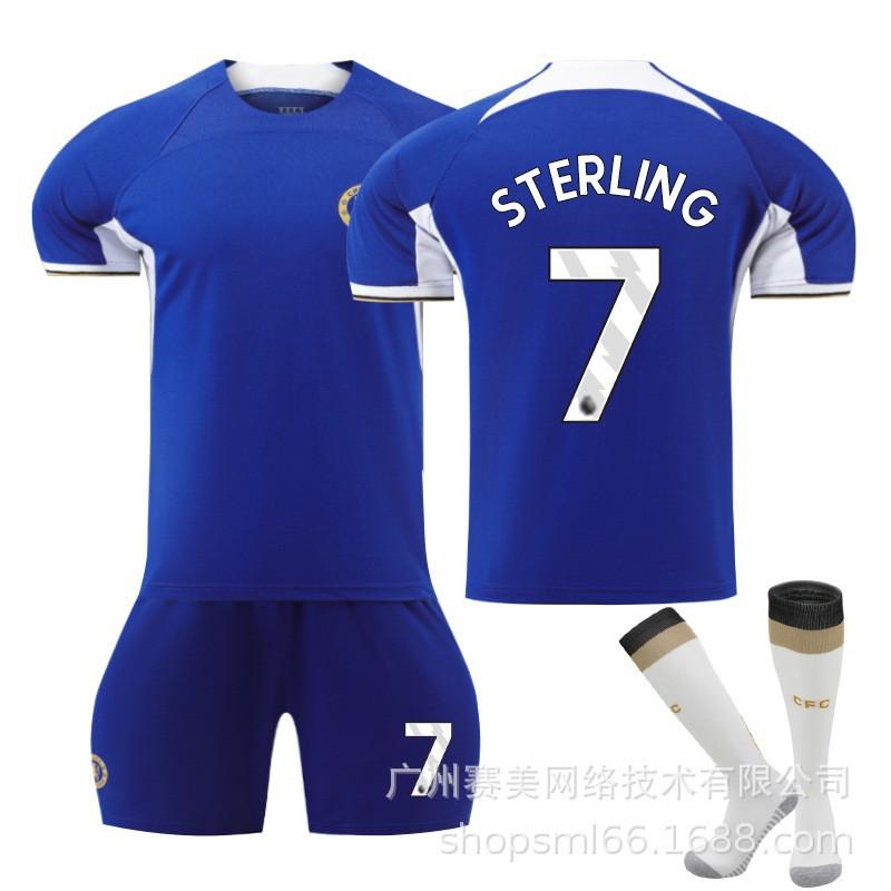2324 Season Chelsea Home No. 8 Enzo 7 Sterling 6 Silva 10 Mudrik Jersey