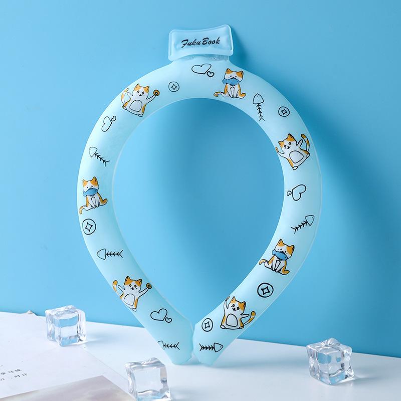 Outdoor Heatstroke Prevention and Cooling Ice Patches Summer Supplies Ice Rings Ice Rings Student Office Hanging Necks Ice Rings
