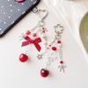 Cute Cherry & Strawberry 3D Alloy Keychain Pendant for Backpacks