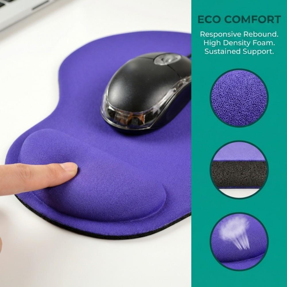 Premium EVA Mouse Pad with Wrist Support Non-Slip Waterproof Mice Mat Ergonomic Multiple Color Mousepad Computer Use