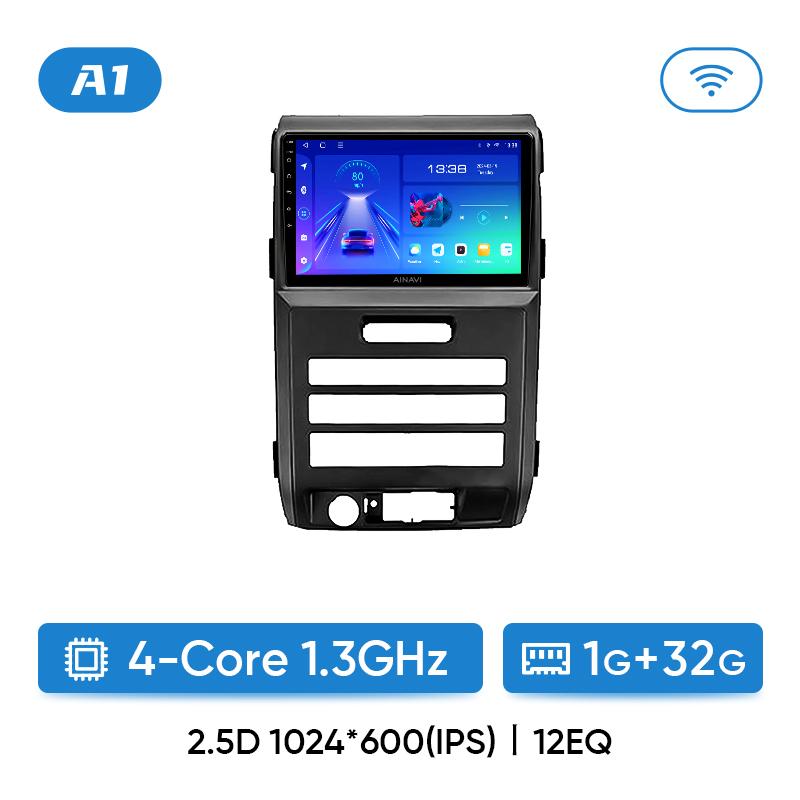 

Автомобильное радио Ainavi для Ford F150 P415 Raptor 2008-2014 Wireless Carplay Android Auto Qualcomm Car Stereo Multimedia Player 2 Din