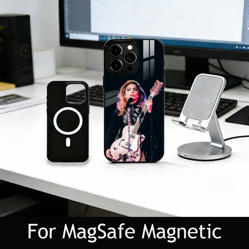 G-Gaga L-L Phone Case For iPhone17,16,15,14,13,12,11 Plus,Pro Magnetic with Magsafe Wireless Charging