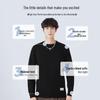 Huili Men's Winter Round Neck Pullover Knit Sweater
