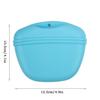 Waterproof Silicone Dog Treat Pouch - Outdoor Pet Training Waist Bag