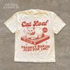 Cat Loaf Shirt, Funny Cat Meme Tee for Women Men, Vintage Retro T-shirt