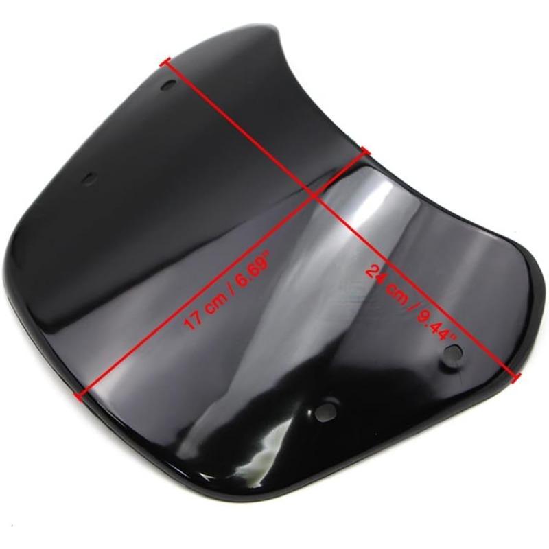 Motorcykel Universal Vindruta Klar Justerbar Vindavvisare Vindruta för Kawasaki BMW Ducati Honda Benelli Triumph Yamaha