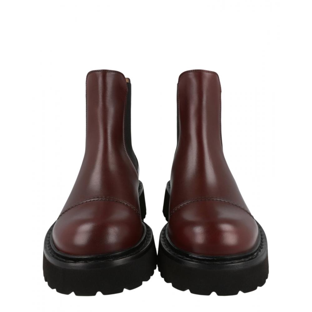 Salvatore Ferragamo George 2 Chelsea Boots Nebbiolo