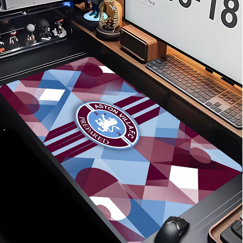 Tappetino per Mouse Stampa Calcio Aston Villa Non?Tappetino Antiscivolo in Gomma per Scrivania Impermeabile Mousepad da Gioco per Laptop Ufficio Desktop