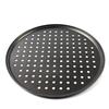 Pizza Pan Punched Pizza Pan 24.5cm/28cm/32cm Size Carbon Steel