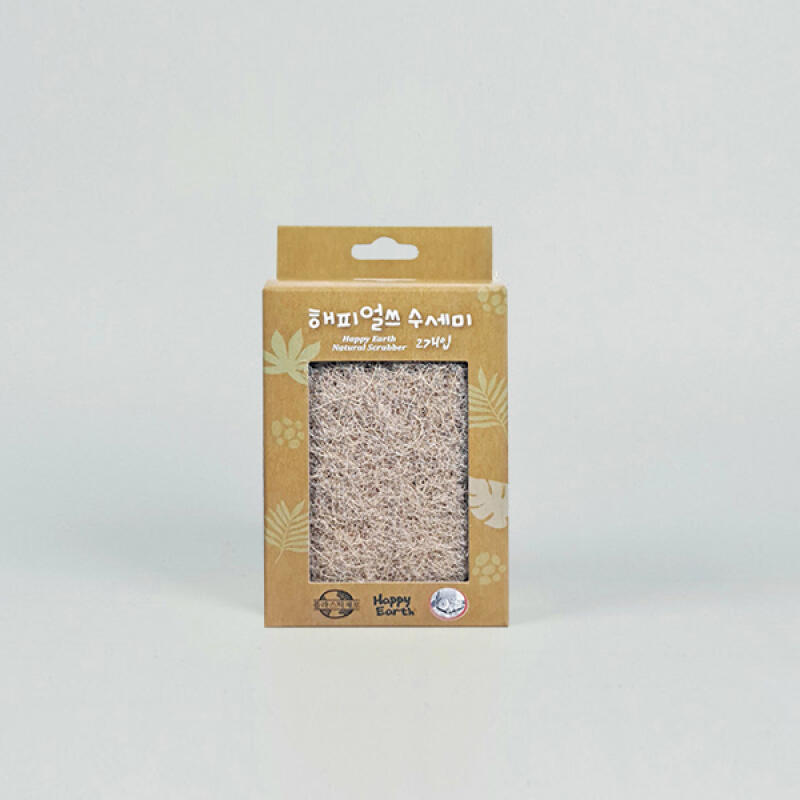 HAPPY EARTH Natural Washcloth (2 pieces)