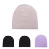 Unisex Round Top Knit Hat With Thermal Polyester Material Suitable For Autumn And Winter