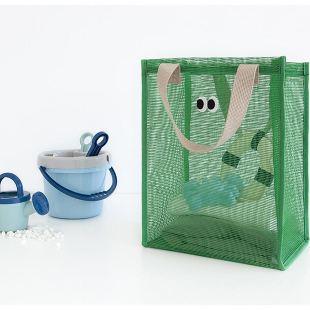 New Cute Eye Travel Organizer Cosmetic Storage Bag Women Breathable Mesh Makeup Bag Swimming Bags Toilet Bag Beach Handbag