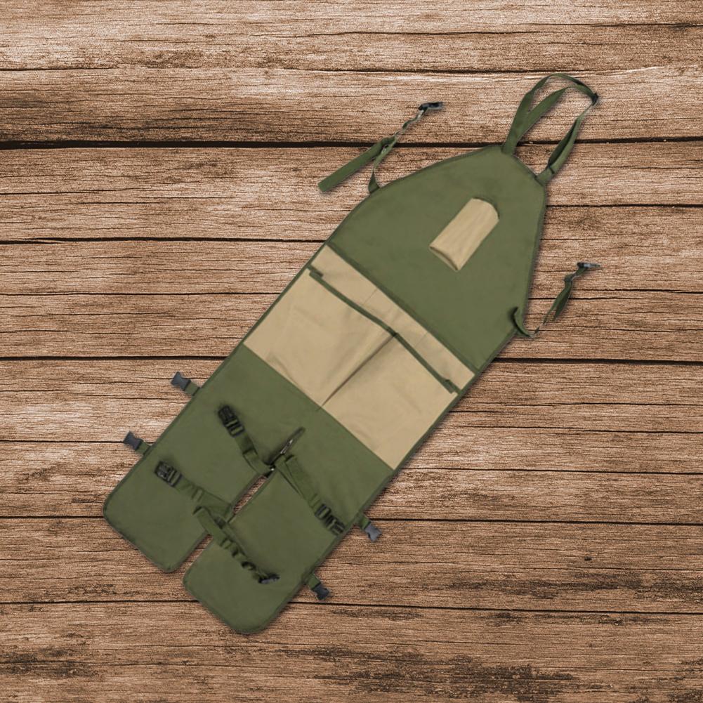 Oxford Apron Tools Aprons Wear-resistant Multiple Pockets Garden Work Apron Bib Adjustable Apron Leg Protection Gardening Apron