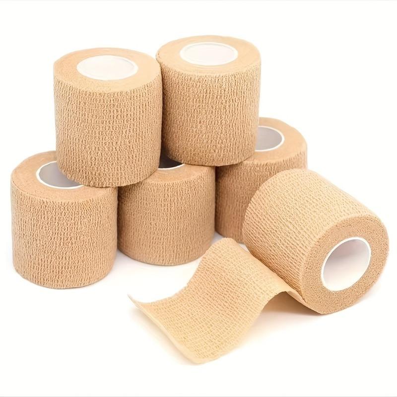 Portable Elastic Self-adhesive Bandage, Multi-color Breathable Sports Non-woven Finger Strap, Wrist, Ankle, Elbow, Shoulder Firs