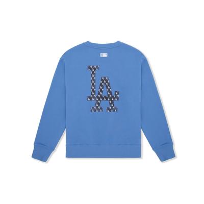 MLB MONOGRAM 24FW Crew Neck Sweatshirt Unisex Dark Blue 3AMTM0844-07SBD