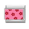 Modisches Personalisierbares DIY Rote Farbe Italienisches Charm-Armband Blume Katze Auto Herz Ziffer 9 Perle 9mm Armband Edelstahl Schmuck