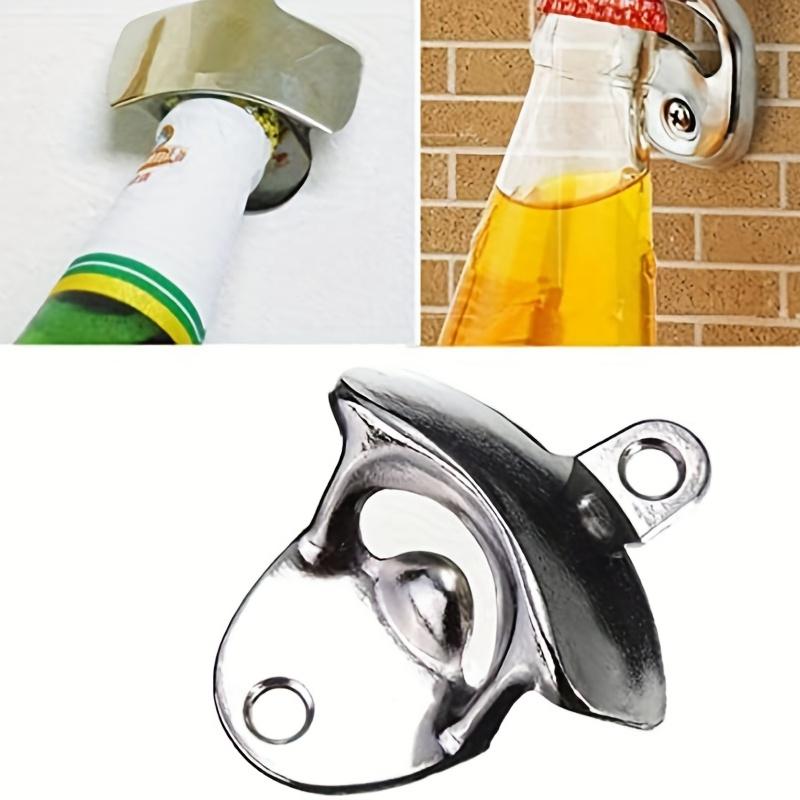 Stainless Steel Wall Mounted Bottle Opener Beer Bottle Opener Creative Bottle Opener Metal Bottle Opener
