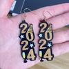 Happy New Year Pendant Ear Rings Elegant Chinese Ear Ornament for Women Girls