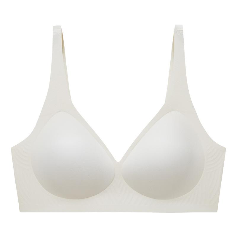 Shishen V Seamless Comfortable Jelly Strip Without Steel Ring Soft Support Gather Anti-sagging Bra