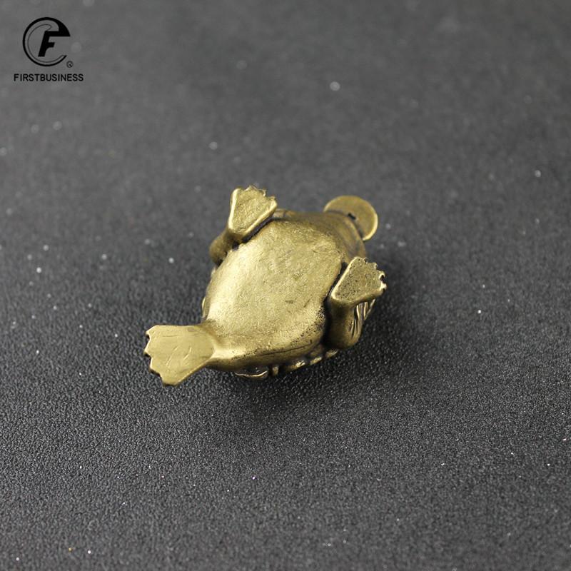 Large Solid Copper Lucky Money Toad Tea Ceremony Small Ornaments Tea Pet Antique Animal Figures Miniatures Desk Decoration Craft