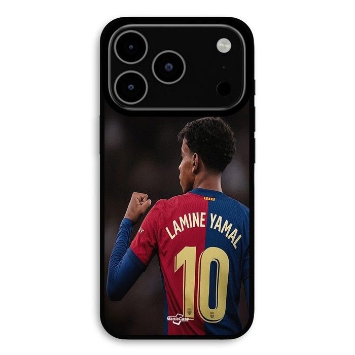 Coque Pour iPhone 17 Pro Lamine Yamal n°10 FC Barcelone Maniacase