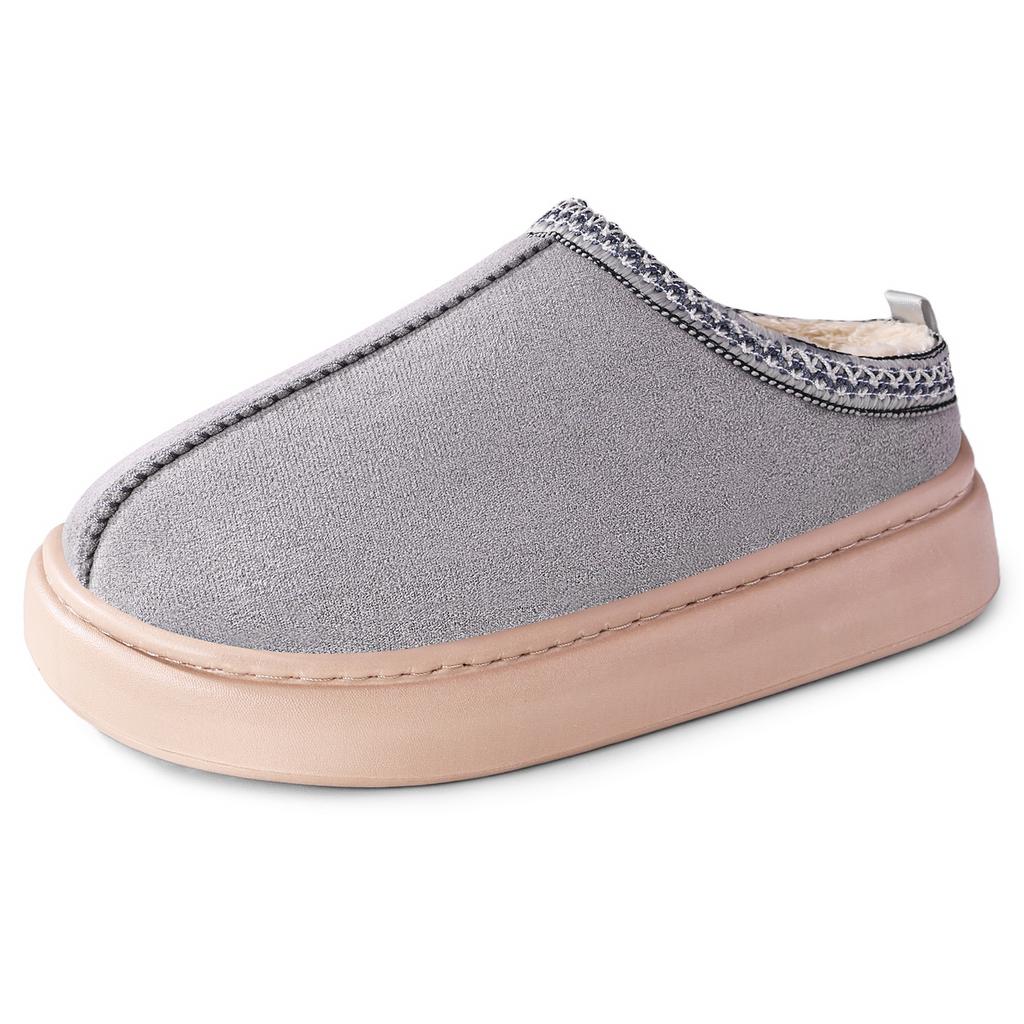 Shoes women's winter velvet thickened cotton shoes half-drag cotton boots large size foreign trade women's boots cold-proof and warm cotton slippers