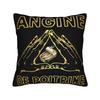 Angine De Poitrine Square Pillow Covers Polyester Car Sherpa Mantra Cushion Cover Cute Decor Throw Pillow Case