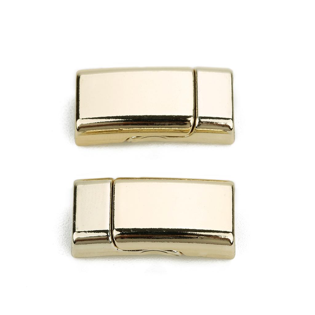 5-10pcs/lot High Quality Alloy Magnetic Buckles Flat Leather Rope Connectors Clasps For DIY Bracelet Necklace Making Accessories