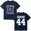 2026 Off Campus Graham 44 T-shirts Briar University Hockey T-shirt Men Women Clothing Fashion Cotton Oversized T-shirts